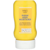M&S Posh Dog Mustard American style 300g, imported from the UK