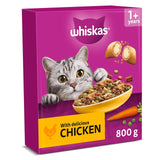 Whiskas dry cat food with chicken 800g (British brand)