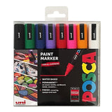 Posca PC-5M Essential Colour Pens Marker Pens 8 Pack