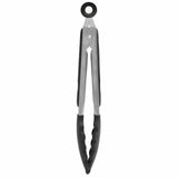 M&S Small Silicone Tongs Black Kitchen Tongs