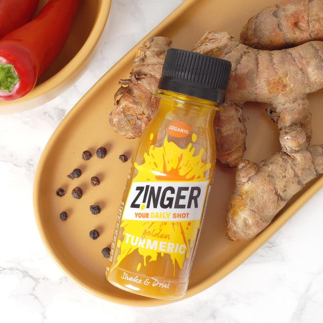 James White Zinger Organic Golden Turmeric Shot 70ml (British brand)