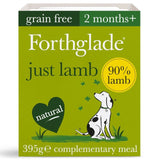 Forthglade wet dog food 90% lamb 395g - British product