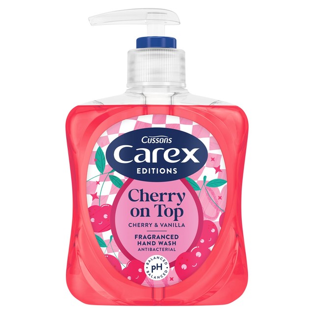 Carex Cherry On Top Antibacterial Hand Wash 250ml - British product