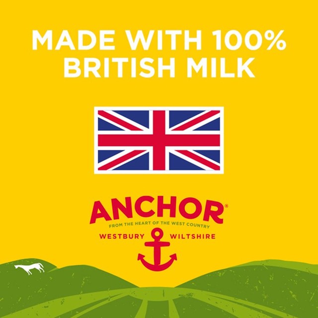 Anchor spreadable butter blend with rapeseed oil 400g - British product