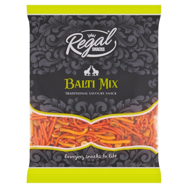 Regal Balti Mix savoury snack 300g, imported from the UK