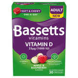 Bassetts Vitamin D Apple & Raspberry Supplement Pastilles 30 per pack