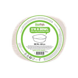Duni Bio White Bagasse 14cm Disposable Party Bowls