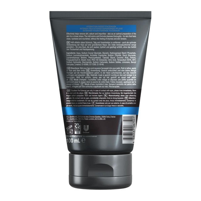 Dove Men Hydration Boost face wash 100ml - British product