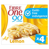 Fibre One 90 Calorie Lemon Drizzle Squares High Fibre Snack Bars 4 x 24g