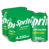 Sprite Lemon Lime Sparkling Soft Drink 4 x 330ml