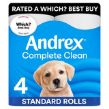 Andrex Complete Clean 2 Ply Toilet Rolls 4 Rolls