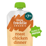 Little Freddie Organic Roast Chicken with Veg Baby Food Pouch 6m+ 130g