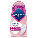 Bodyform Pantyliners Micro 22 per pack - British product