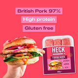Heck smoky pork sausage rashers 300g, UK version