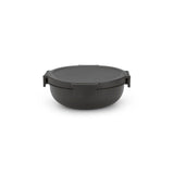 Brabantia Make & Take Salad Bowl Dark Grey 1.3L