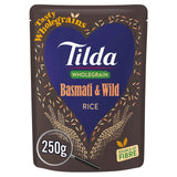 Tilda Microwave Wholegrain Basmati & Wild Rice Microwave Rice 250g