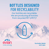Evian still mineral water 6 x 500ml bottles - British product
