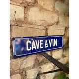 Vintage Marque Wooden Box with La Villette Pinot Noir Cave a Vin