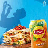 Lipton peach flavored ice tea in 330ml cans, UK version