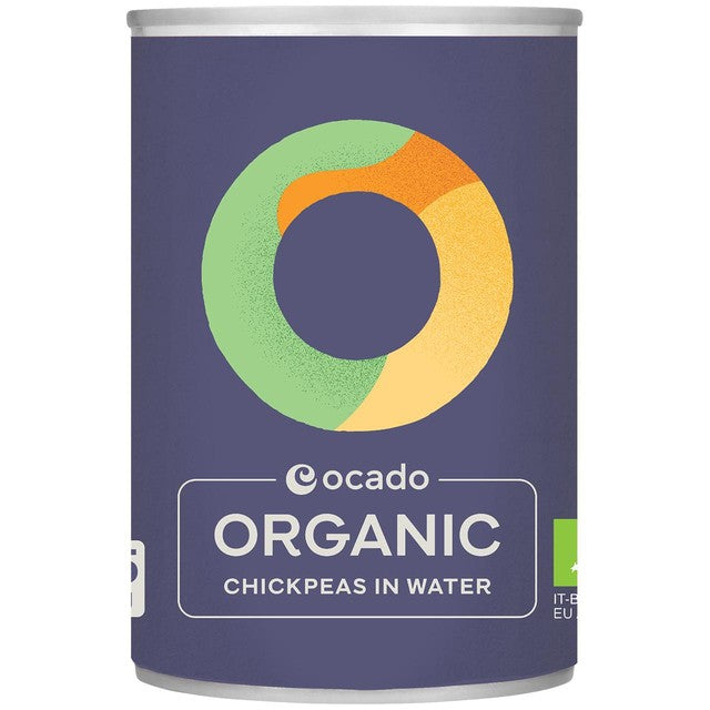 Ocado Organic Chickpeas in Water 400g, imported from the UK