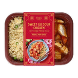 M&S Cantonese Sweet & Sour Chicken with Egg Fried Rice Meal for One 400g