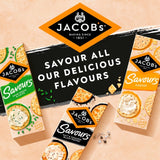 Jacob's salt and cracked black pepper crackers 200g, UK version