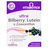 Vitabiotics Ultra Bilberry Lutein Zeaxanthin eye health supplement tablets 30 tablets (British brand)