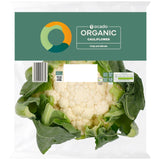Fresh Ocado Organic Cauliflower, imported from the UK