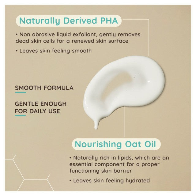 Aveeno Face Calm+Restore gentle PHA exfoliating face cleanser 150ml - British product