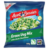 Aunt Bessie's Green Veg Mix with Garlic & Herb Butter Frozen Vegetable Mix 500g