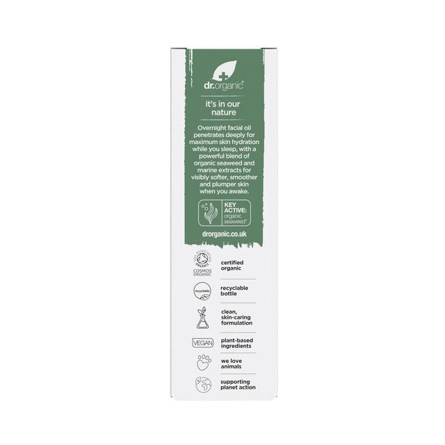 Dr Organic Ageless with Seaweed Overnight Recovery Oil 30ml - British product