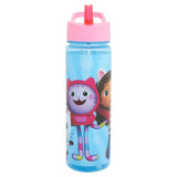Polar Gear Gabby's Dollhouse Kids Water Bottle with Flip Up Straw 600ml