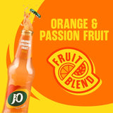 J2O Orange and Passion Fruit soft drink 4 x 275ml bottles, UK version