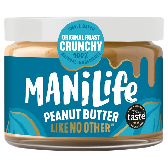 ManiLife Crunchy Peanut Butter 275g, imported from the UK