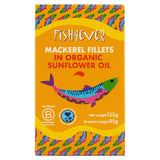Fish 4 Ever Mackerel Fillets in Organic Sunflower Oil Canned 125g