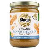 Biona Organic Crunchy Peanut Butter 500g