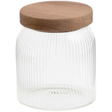 M&S Medium Ribbed Glass Storage Jar