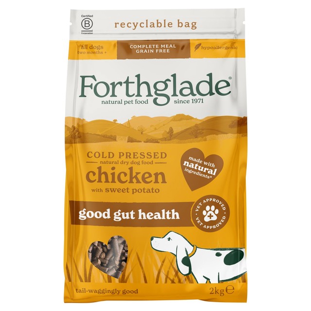 Forthglade dog food chicken with sweet potato 2kg - British product