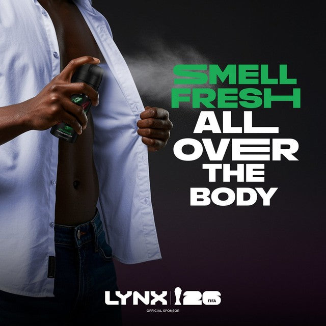 Lynx Africa deodorant body spray 150ml, UK version