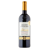 Saint Vincent Bordeaux Rouge red wine 75cl, imported from the UK