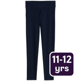 M&S Girls Cotton Rich Leggings Navy 11-12 Years