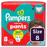 Pampers Baby Dry Nappy Pants Size 8 Essential Pack