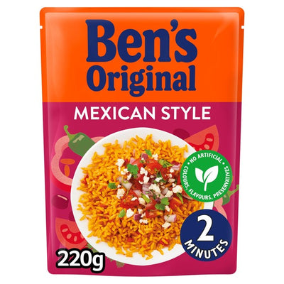 Ben's Original Mexican Style Microwave Rice Pouch 220g