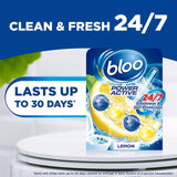 Bloo lemon toilet rim blocks 2 x 50g - British product