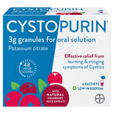 Canesten Cystopurin granules with natural cranberry juice extract 6 sachets - British product