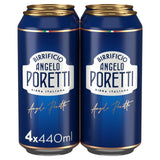 Birrificio Poretti Premium Italian Lager Beer 4 x 440ml Cans