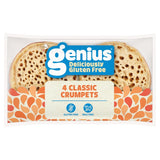 Genius gluten-free crumpets 4 per pack, UK version