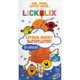 Lickalix Mr Men Organic Citrus and Strawberry Ice Lollies 3 x 75g