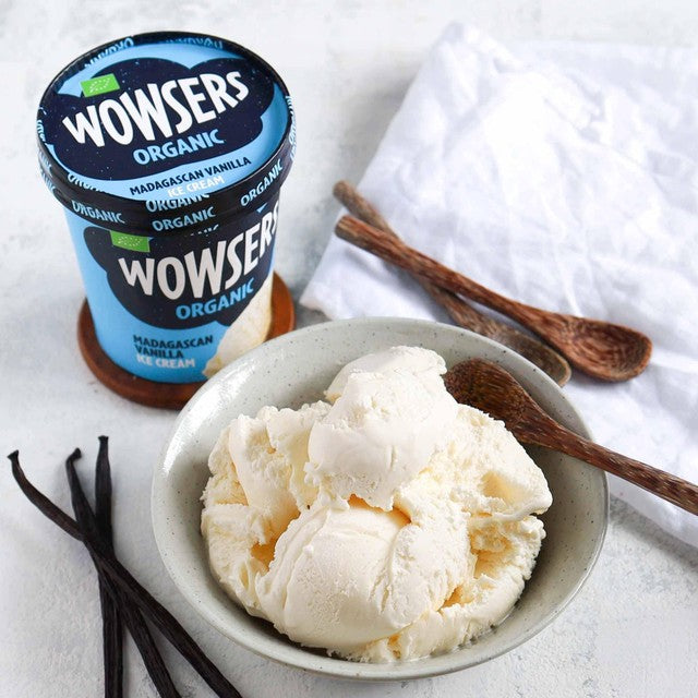 Wowsers Organic Madagascan Vanilla Ice Cream