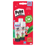 Pritt glue stick 3 x 22g, imported from the UK